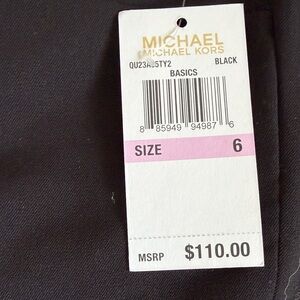 NWT! Michael Kors Black Basics Pants